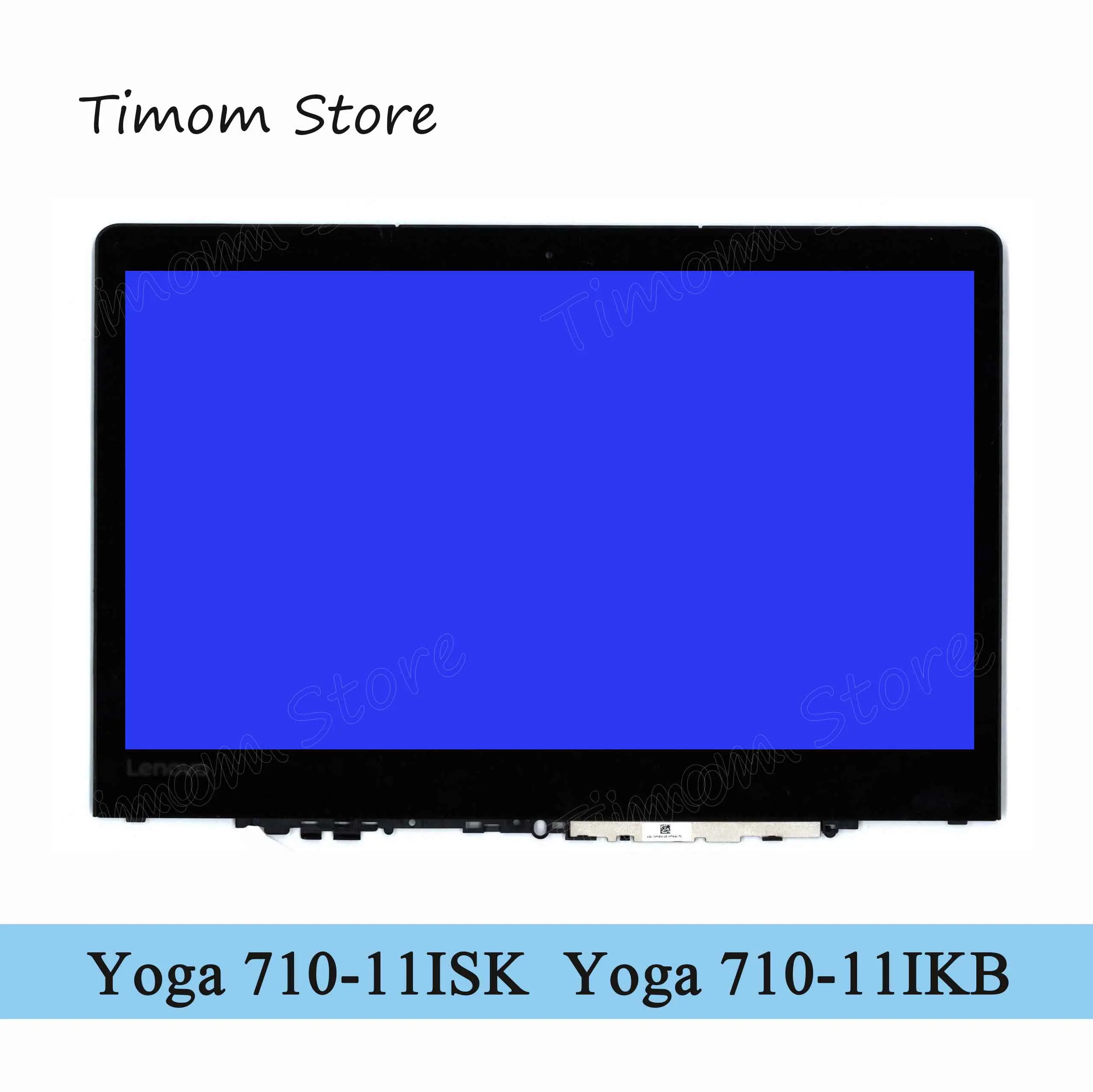 

for Yoga 710-11ISK 80TX lenovo ideapad Yoga 710-11IKB 80V6 11.6 LCD TOUCH ASSEMBLIES FFRAME FHD 1920*1080 IPS 30pins N116HSE-EBC