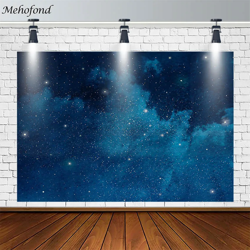 

Baby Shower Backdrops Night Sky Twinkle Little Star Newborn Portrait Photography Backgrounds Photo Studio Photophone Decor Props