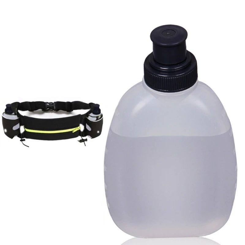 1pcs Portable Running Soft Water Kettle Outdoor Sports Bottle Durable Cycling Body-Building Mountaineering 170ml Water Bottle