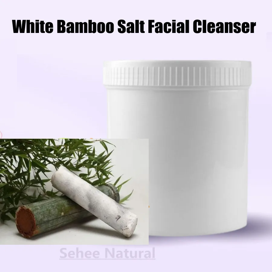 

White Bamboo Salt Facial Cleanser Skin Dirt Clean Face Clean 1000g