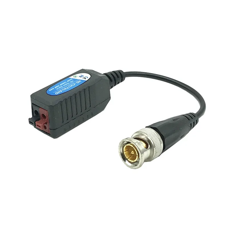 CCTV Accessories Passive HD 5MP BNC Video Balun Passive Twisted Pair Transmitter AHD/CVI/TVI/CVBS Camera Connector
