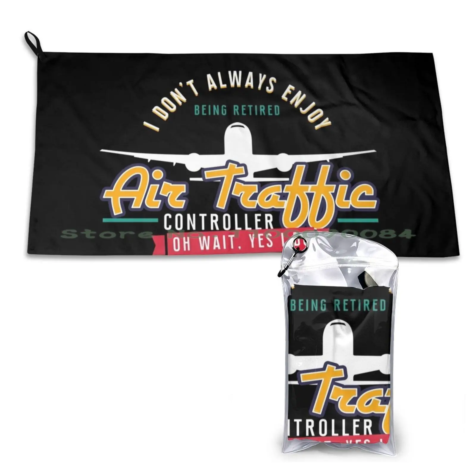 Nie zawsze ciesz się na emeryturze kontroler ruchu powietrza szybkoschnący ręcznik siłownia kąpiel sportowa przenośny miękki szybko pochłaniający pot