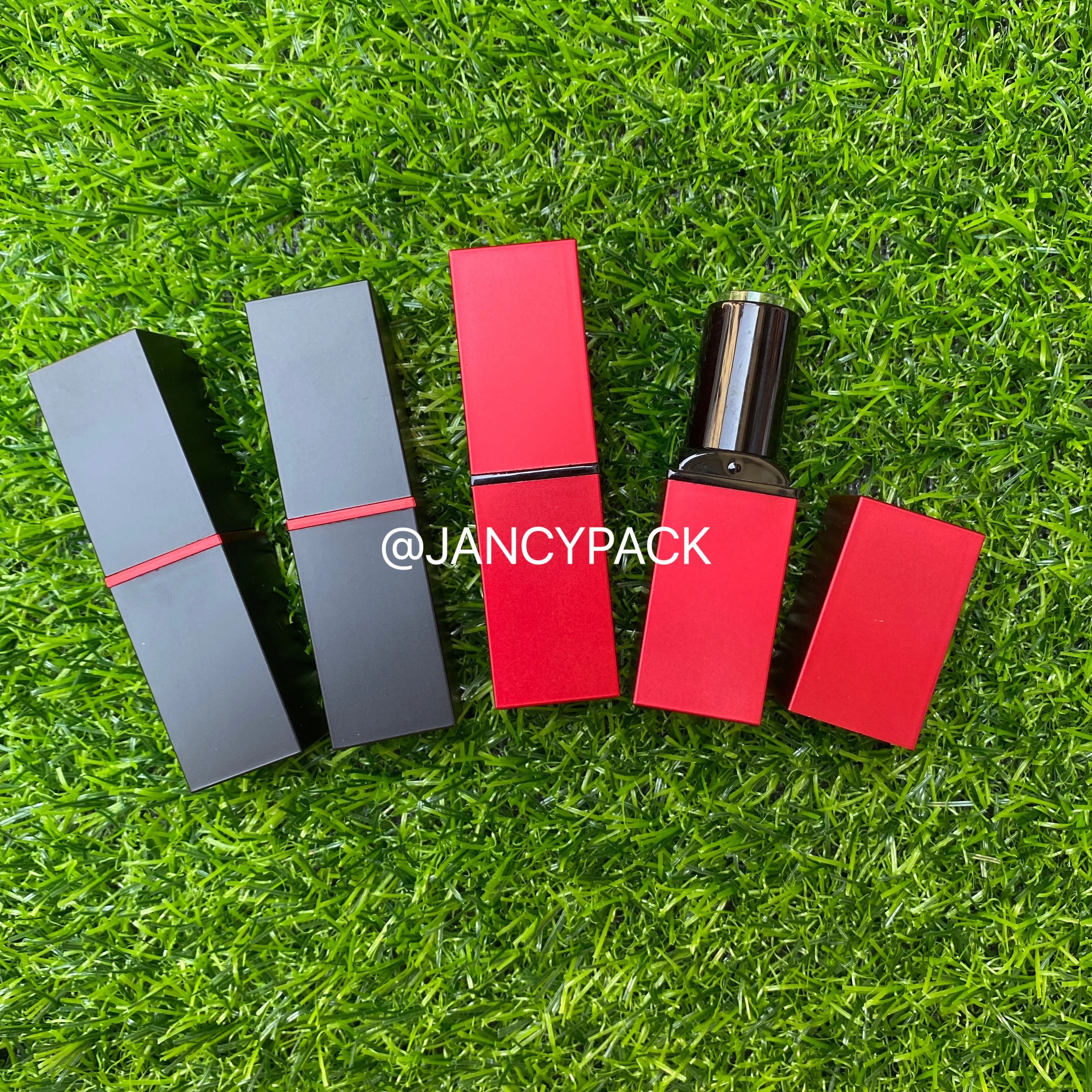 

Empty Refillable Square Lipstick Tube Empty Lip Balm Container 12.1mm Lip Balm Tubes Homemade Lip Stick Beauty Makeup Tool