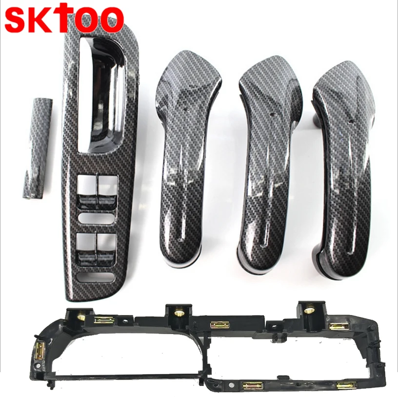 

Carbon Fiber Style Interior Grab Handle Inside door handle door armrest for: 1999-2004 Volkswagen Bora Golf 4 MK4 for Jetta