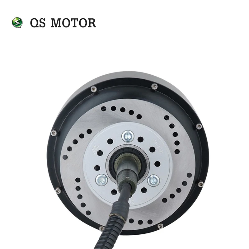 QS Motor E-Car Motor 3000W 205 50H V3 Type BLDC Brushless Hub Motor Single Shaft Hub Motor for Electric Car and Golf Car/ATV Car