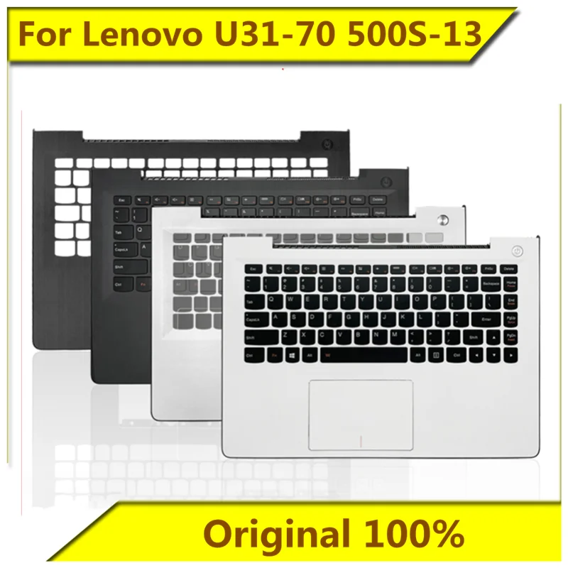 

For Lenovo U31-70 500S-13 C Shell with Keyboard US Small Enter Key Palm Rest Shell New Original for Lenovo Notebook