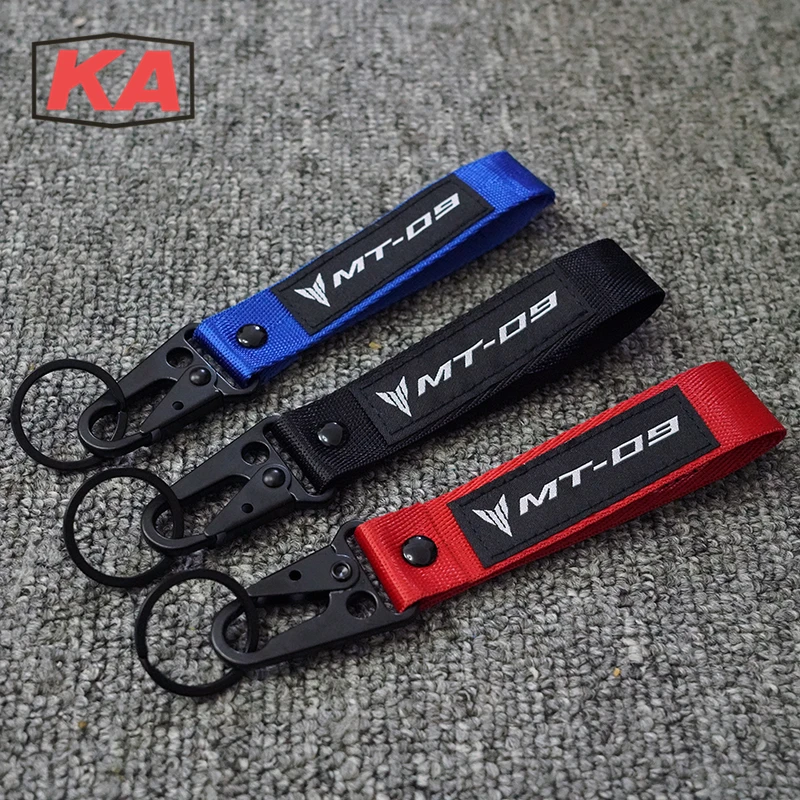 

With Logo MT09 Motorcycle Keychain Keyring Key Holder For Yamaha MT-09 FZ09 MT 09 2014-2019 2020 Accessories