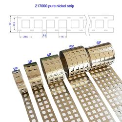 5M 2P 3P 4P 21700 pasek z czystego niklu 0.15/0.2mm czysty nikiel na zgrzewarka punktowa baterię litową zgrzewanie punktowe pas niklowy