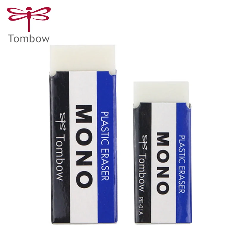 1pcs Tombow MONO Series Art White Drawing Eraser PE-01A | PE-03A Student Eraser Soft Clean Clean