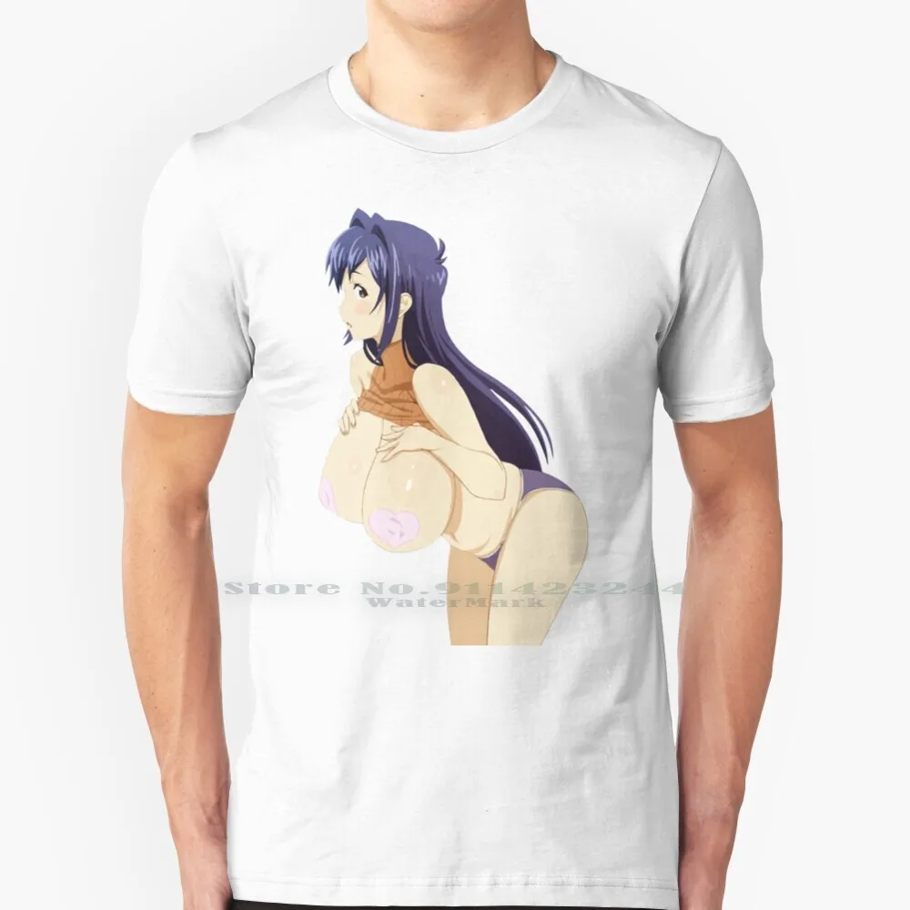 Maken Ki-Nijou Aki Stuff T Shirt Cotton 6XL Hentai Sempai Manga Tokyo Kawaii Anime Breast Maken Ki Makenki High School Eroge