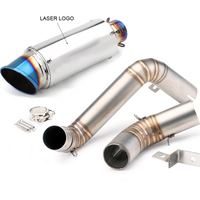 For KTM DUKE 200 DUKE 125 DUKE 390 2012 2013 2014 2015 2016 Motorcycle Exhaust Muffler Escape Silencer Link Tube Middle pipe