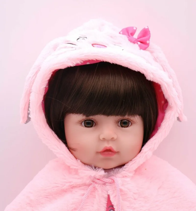 

24" Reborn Toddler Lovely Baby Girl Doll Silicone Vinyl Realistic Toy Kids Gift Reborn Baby Doll Lifestyle In-Stock Items