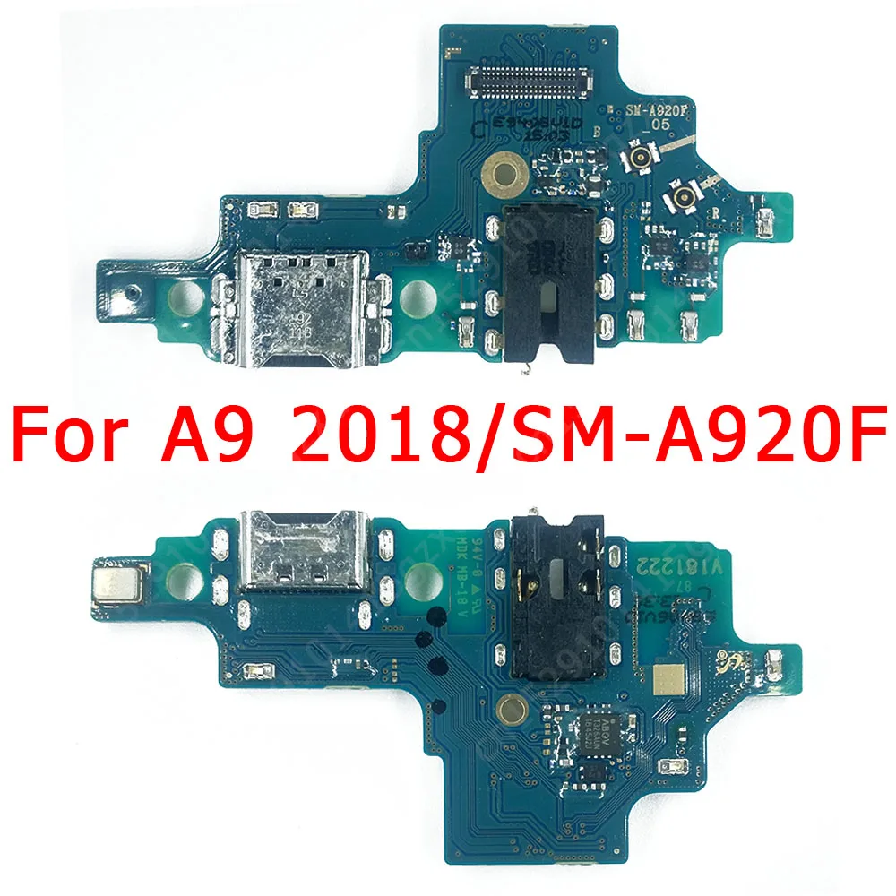 USB Charge Board for Samsung Galaxy A9 2018 Charging Port For A920F PCB Dock Connector Flex Cable Replacement Parts