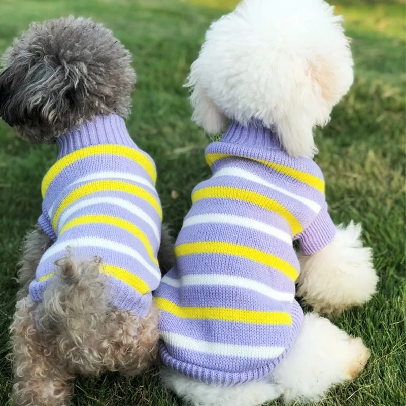 Christmas Cartoon Dog Clothes Warm Cat Sweater For Small Dogs Sweater Pet Clothing Coat Knitting Crochet Cloth Jersey Perro 30S1