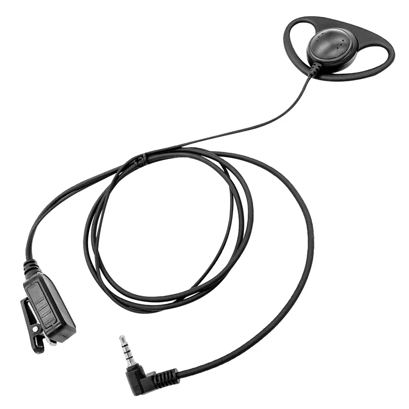 RISENKE Single Wire D Shape Earpiece Headset with Mic for Vertex VX-210, VX-231, VX-261, VX-264, VX-351, VX-354, VX-424