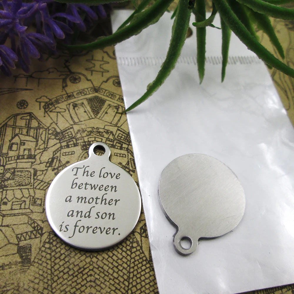 

Подвески из нержавеющей стали «любовь между мамой и сыном» 20 шт., 5 стилей на выбор, подвески «сделай сам» для ожерелья, браслета