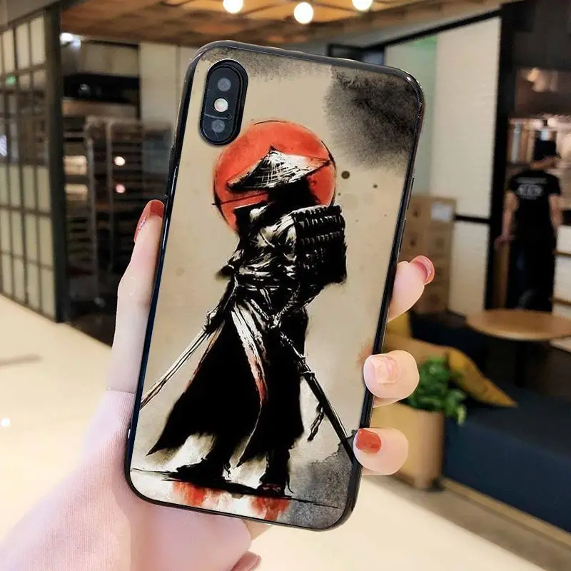 Japan The samurai Ninja Soft Silicone Phone Case  for iphone 12 11 11Pro X XS MAX XR 8 7 6 6S Plus 5 5S SE