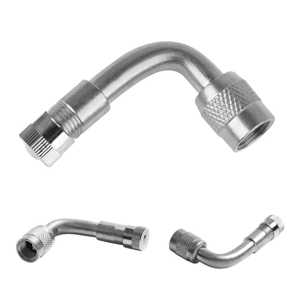 

90 Degree Brass Air Tyre Valve Valve Stem with Extension Adapter for Car Truck Motorcycle