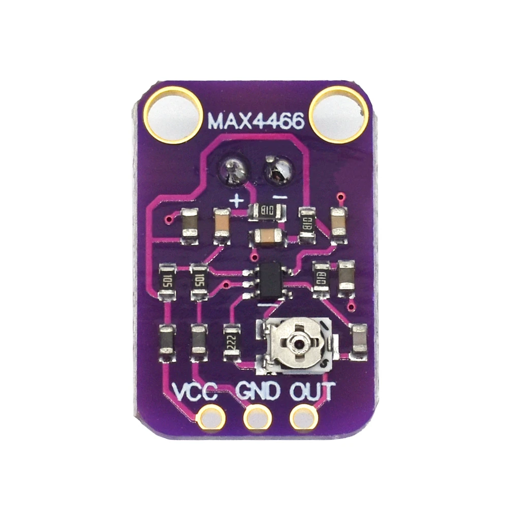 GY-MAX4466 elektretowy wzmacniacz mikrofonowy moduł MAX4466 regulowany zysk dla Arduino