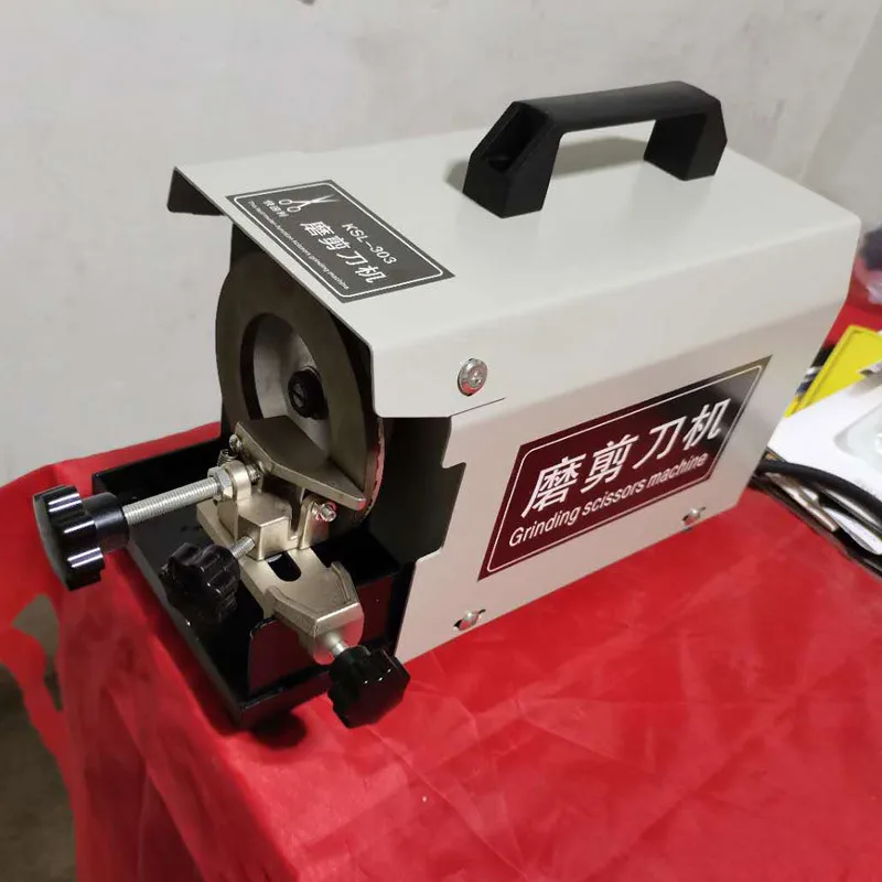 NEW 220V Electric Knife Sharpener Sewing Scissors/Textile Knife Blade Sharpening Machine Grinder Polisher for Sewing Factory etc