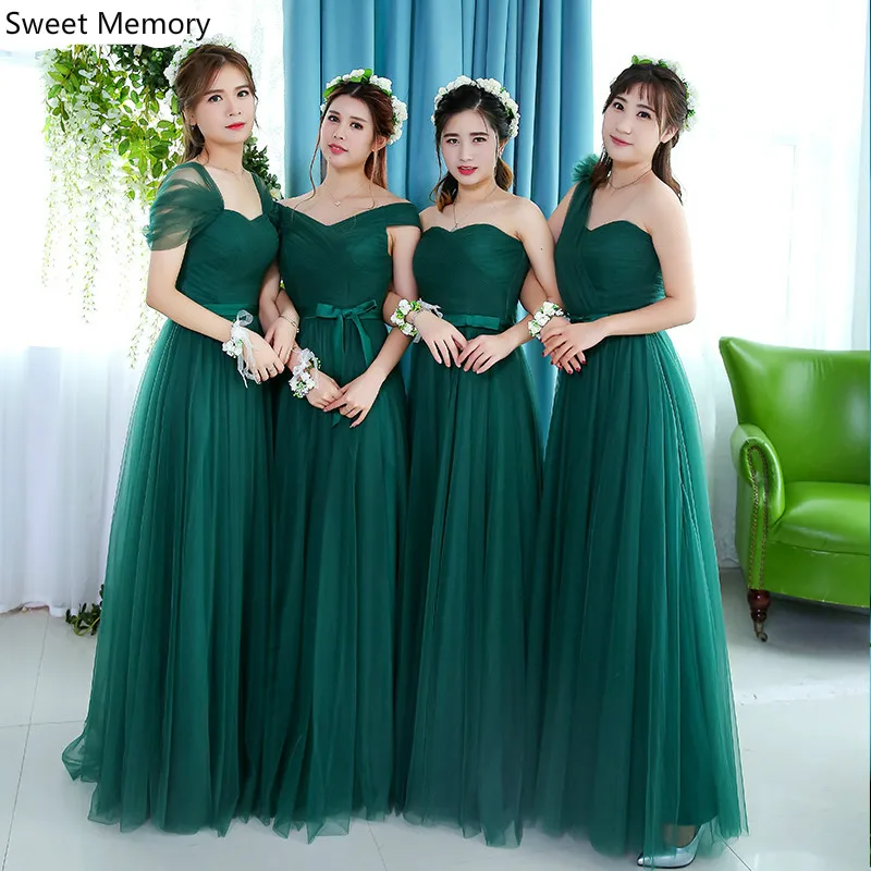 N085 doce memória mulher verde mãe da noiva vestidos irmã convidado rendas até vestido de festa de casamento para dama de honra vestido longo robe