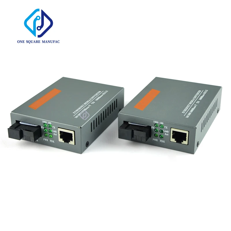 

NetLink Gigabit Fiber Media Converter HTB-GS-03 A/B 20km 10/100/1000Mbps SC RJ45 Port Single-Mode Single Fiber Gift Power Supply