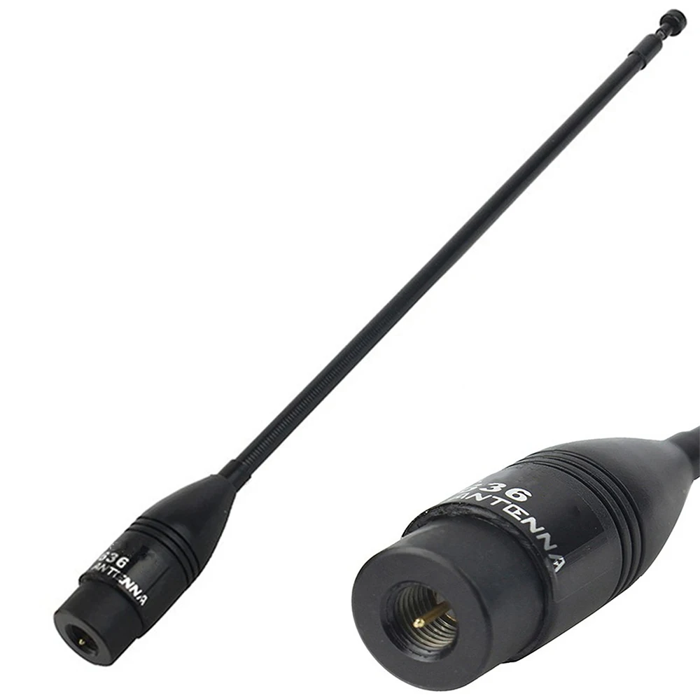 

Portable NA-636 SMA-Male 144/430MHz dual frequency high gain telescopic antenna, suitable for YAESU, BAOFENG, TYT, WOUXUN Radio