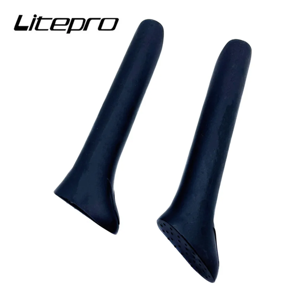 Litepro Dual Center Kickstand Replacement Rubber 20 28 Inch Folding Bike Footrest Parking Bicycle Rack Bracket Replacement Boots