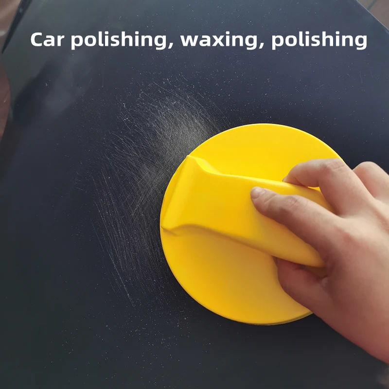 Car Putty Moagem Ash Push Plate 5 Polegada 125mm 6 Polegada Round Auto-adesivo Lixa Backing Board