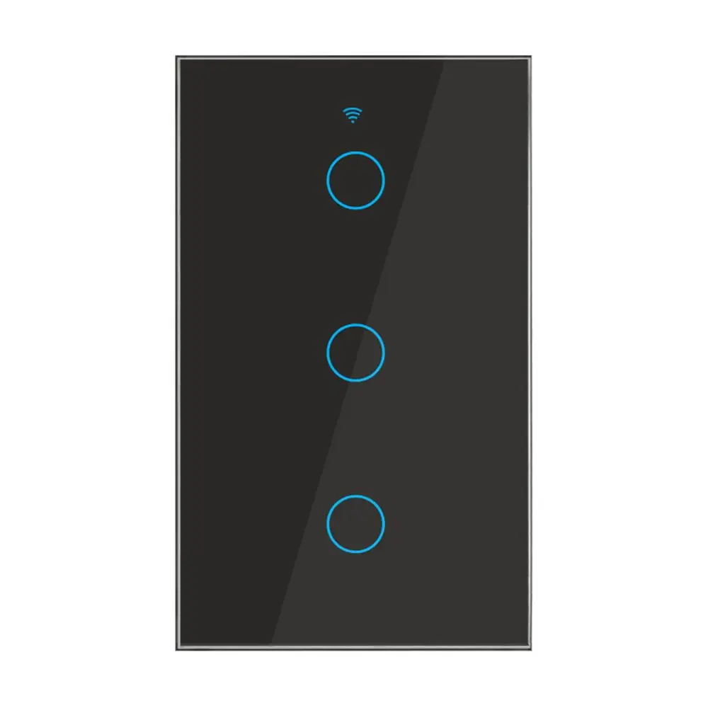 

Настенный светильник Smart Wi-Fi, коммутатор типа US 120 с границей 1/2/3, 433 RF/APP/сенсорное управление, работает с Google Home и Alexa