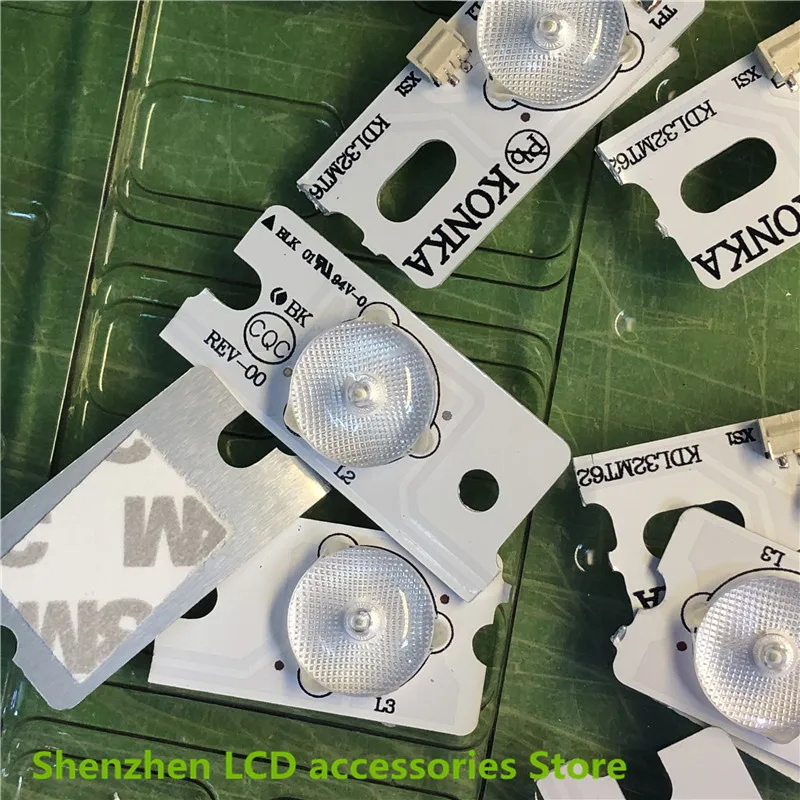 30PCS 100%NEW high quality 6V SMD Lamp Beads with Optical Lens Fliter for Konka 32-65 inch LED TV Repair  KDL48SS618U 35018539