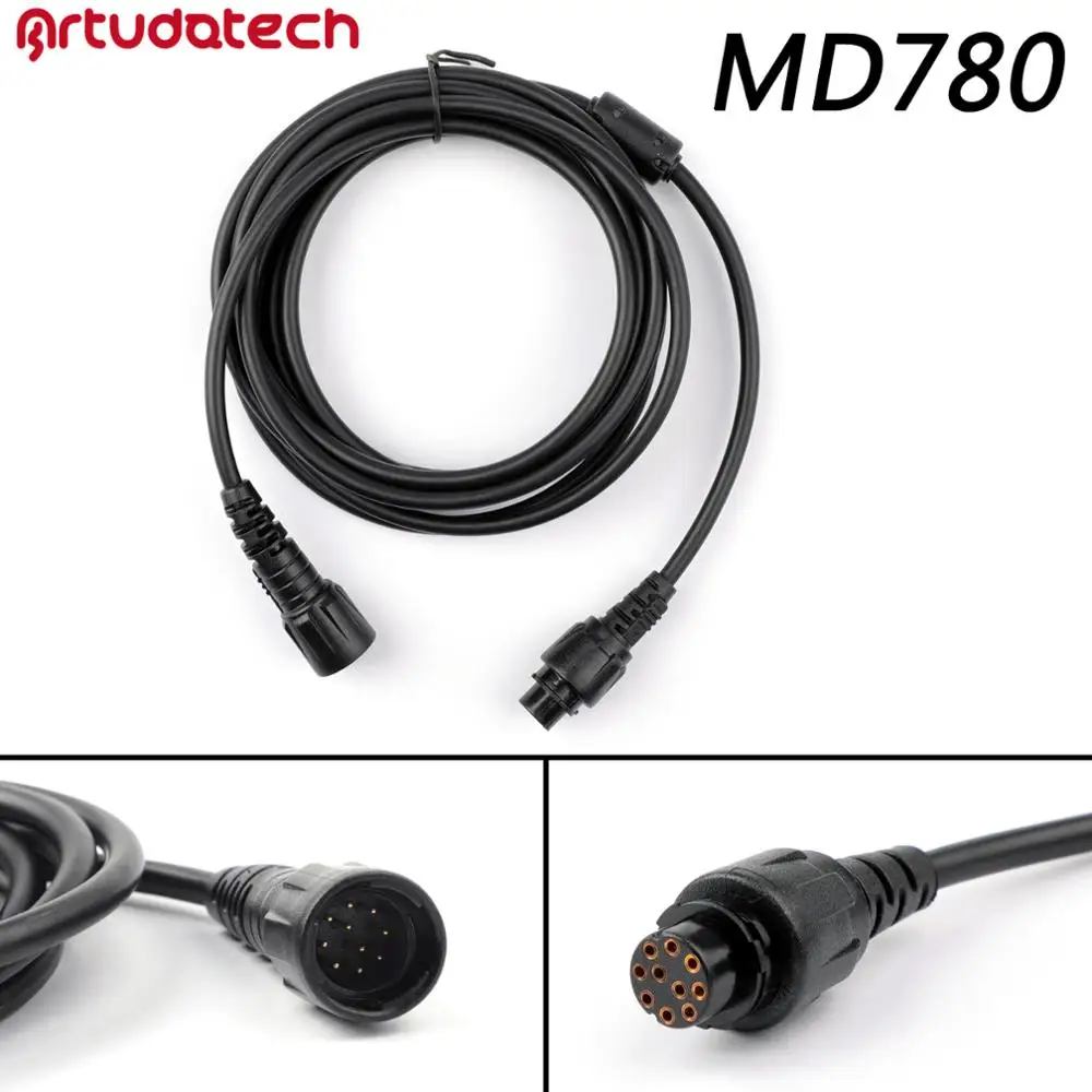 

Artudatech For Hytera MD780 MD785 MD782 MD786 MD650 RD980 RD985 RD982 RD986 Car Repeater Hand Microphone Extension Cable 3M