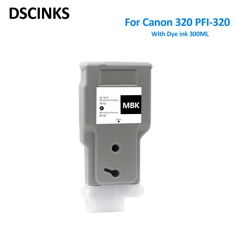 300ml PFI320 PFI-320 compatible Ink Cartridge For Canon TM200 TM205 TM300 TM305 200 205 300 305 Printer With ship 10 Options