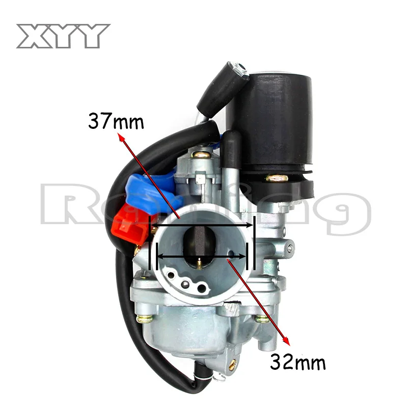 19mm Carburetor PZ19J for 2 stroke Minarelli 50cc 90cc Scooter Moped JOG JOG50 JOG90 1E40QMB 1PE40QMB 1E50QMG E-TON POLARIS