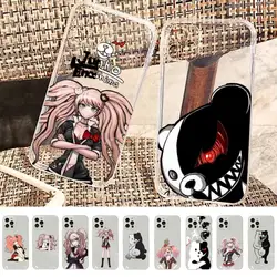 Danganronpa Junko Enoshima Monokuma Phone Case for iphone 13 11 12 pro XS MAX 8 7 6 6S Plus X 5S SE 2020 XR case