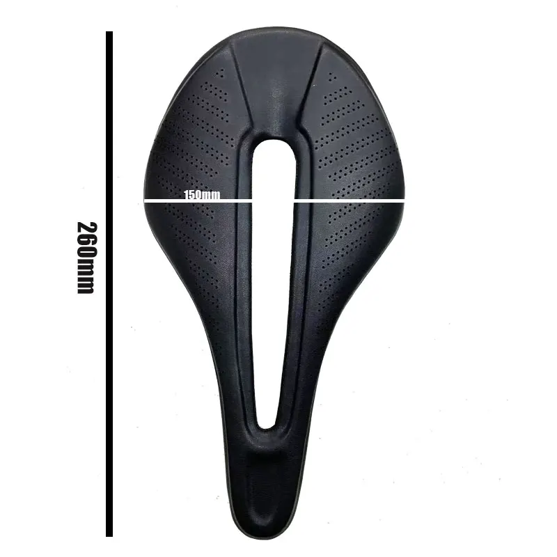 TAOZIK 150 mm Full Carbon NANO 7 Rail 260 Micro Fiber EVA Light Weight Hollow Bicycle Saddle