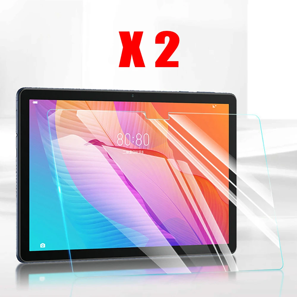 2Pcs Tablet Tempered Glass Pelindung Layar untuk Huawei Matepad T10 9.7 Inch/ T10S 10.1 Inch Cakupan Penuh film Pelindung