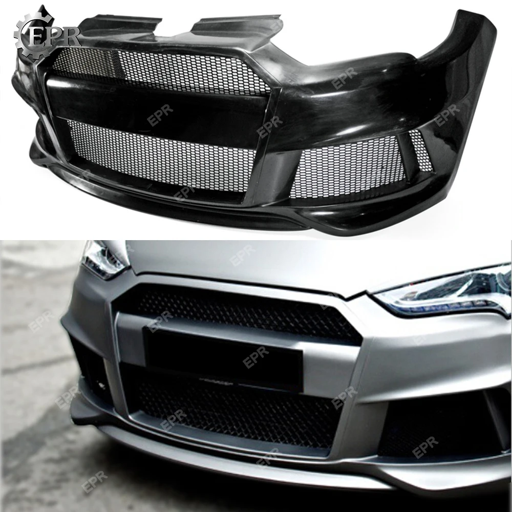 FRP Front Bumper For Hyundai Veloster Lordpower Wide Body Glass Fiber Front Bumper Tuning Trim Accessories For Veloster