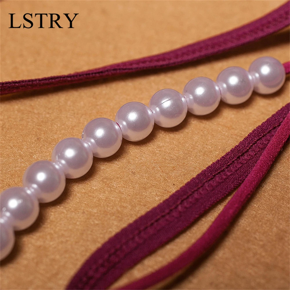 2025 New Sequins Embroidery Butterfly Pearl Panties Sexy Lingerie Sex Thong Women's Erotic Open Crotch Underwear Massage Panties image 6