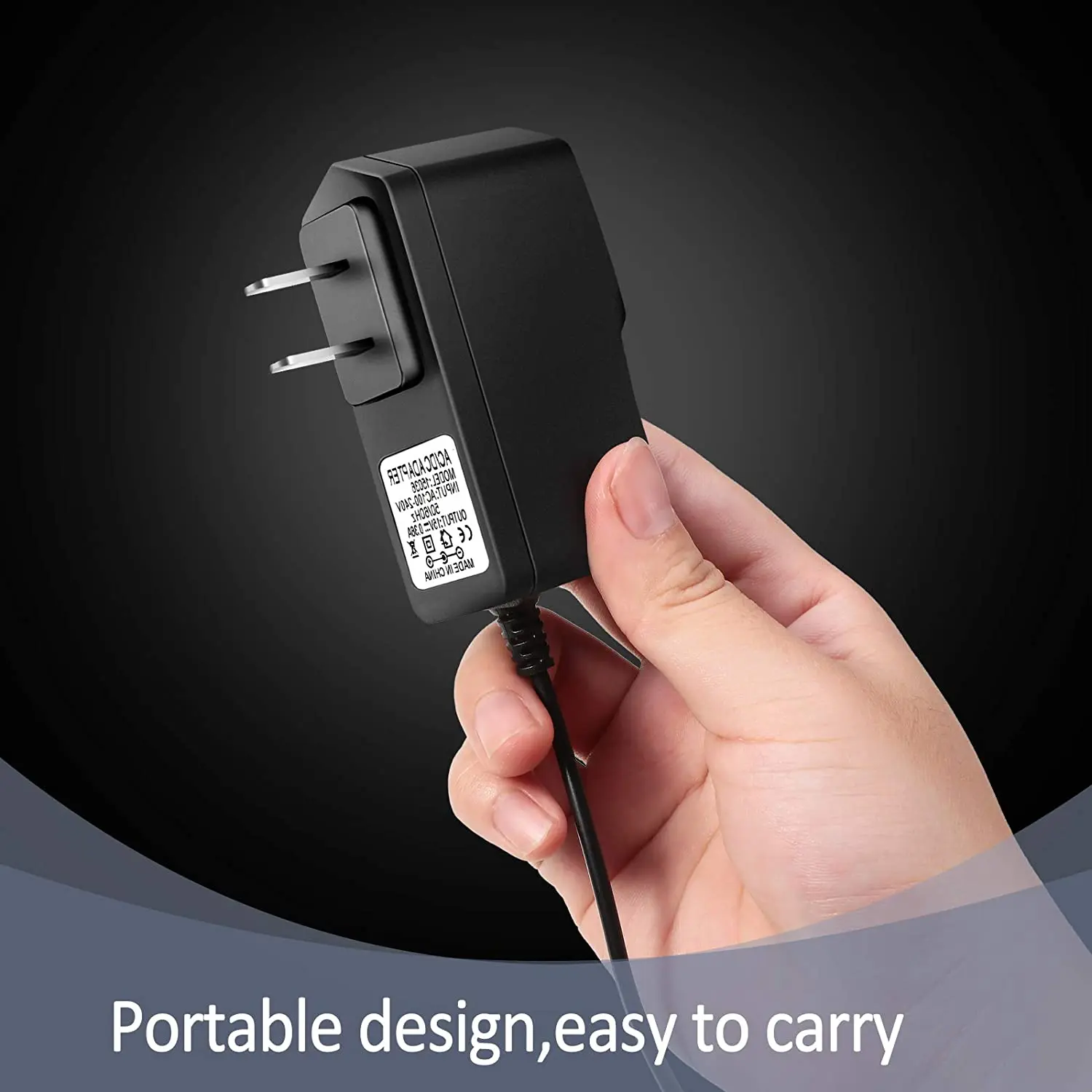 Cargador de repuesto para afeitadora de 15V, cable cargador de repuesto, adaptador portátil Universal, cable cargador de repuesto Compatible con Philips