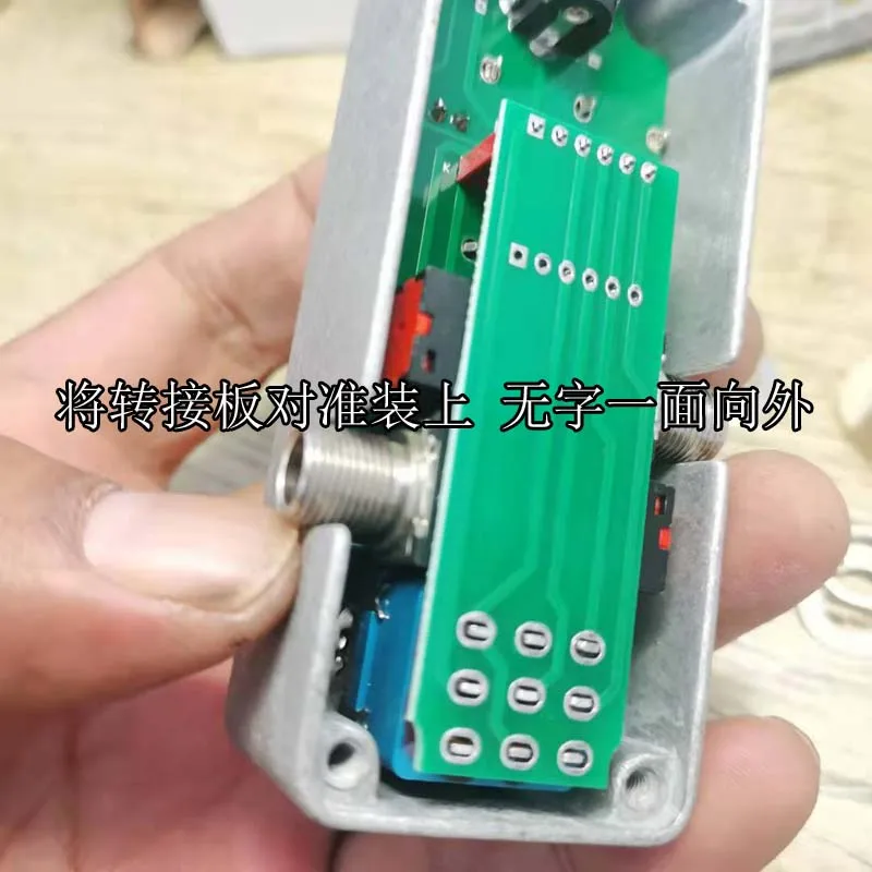 Electric Guitar Distortion Single Block Effect Kit DIY Handmade Boss DS1 Sound Pieces Complete Set