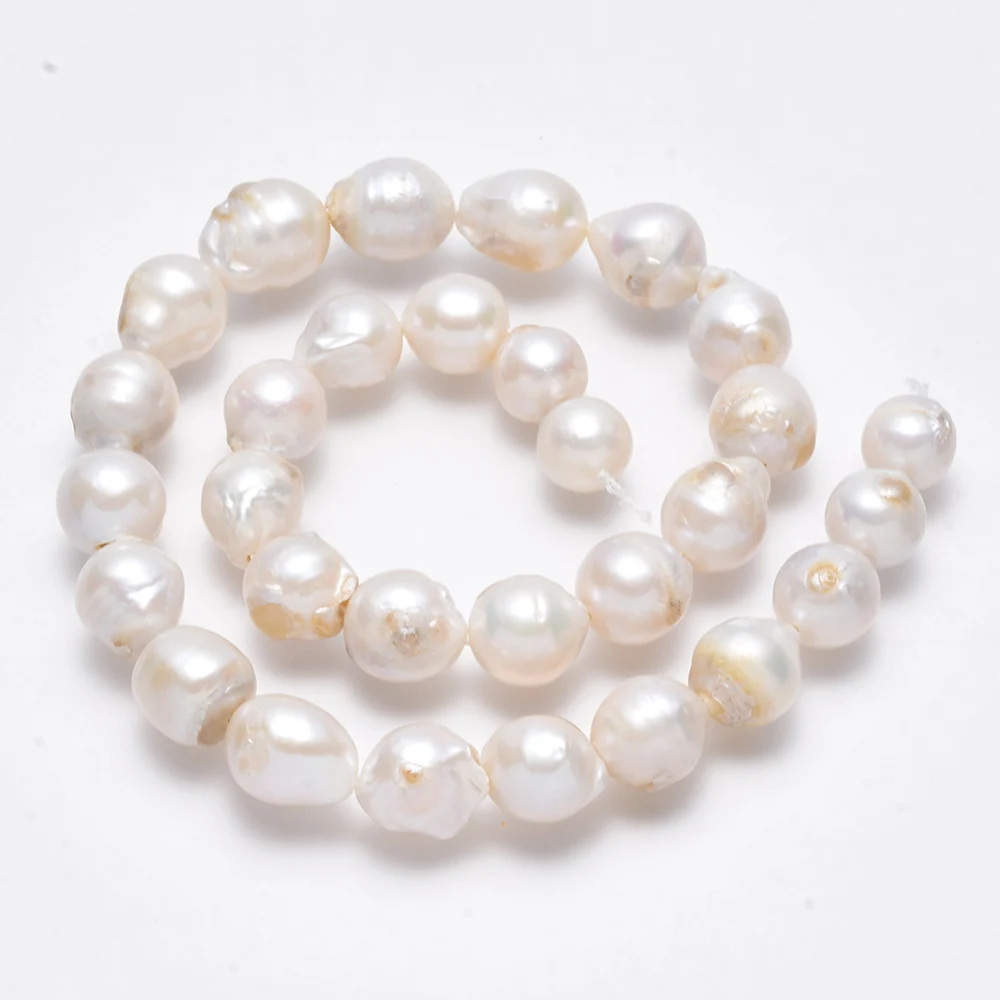 1Strand Natural Freshwater Shell Pearl Beads Strands for jewelry making DIY Bracelet Necklace Women Fashion jewelry Accessories