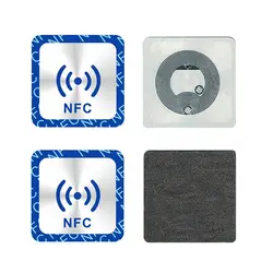 6PCS Universal NFC Ntag213 Tags Anti Metal Sticker NTAG 213 Metallic Badges Token Label for Smart Mobile Phones