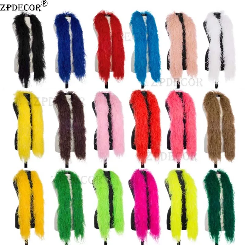 

ZPDEOCR 8 PLY Ostrich Feather Boas for Feather Scarf