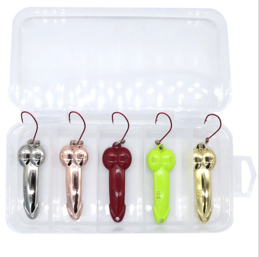 

5pcs/Box 5/10g Fishing Lure Wobbler Jig Jerkbait Vibe Vib Bionic Fish Luya Bait Artificial Set for Bass Goods Tackle Accessories