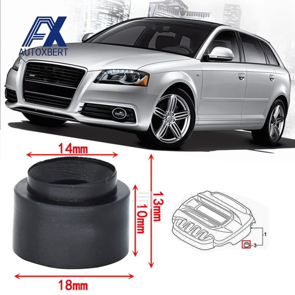 For AUDI A1 A3 S3 A4 A5 S5 A6 A7 A8 Q3 Q5 TT Car Engine Cover Rubber Bungs Clip Push-on Connector Grommet Stop Bushing Absorber