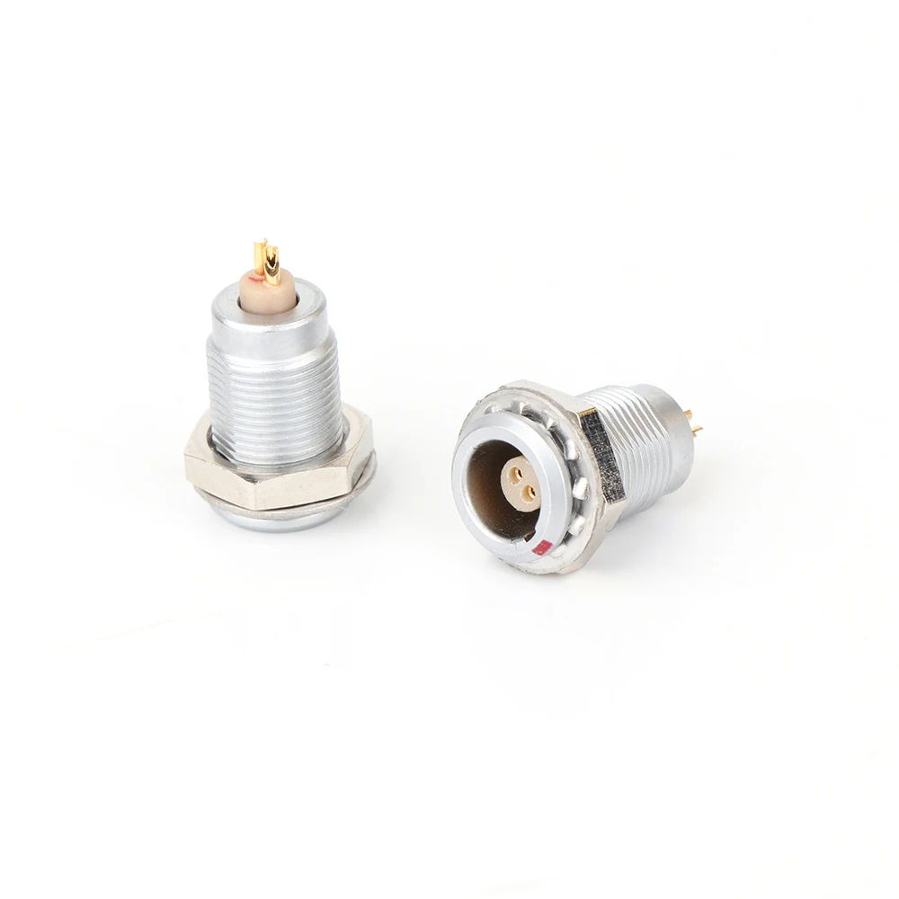 1pair hi-end gold plated Female Earphone Pins For HD800S HD800 HD820 Headphone Cable plug hifi DIY Connectors Adapter view 3