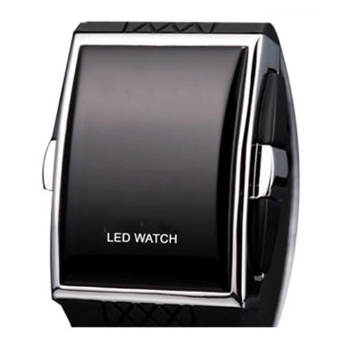 Reloj de pulsera deportivo con pantalla Digital LED, reloj de pulsera informal con pantalla LED, estuche cuadrado, fácil de leer, con luz LED, envío directo