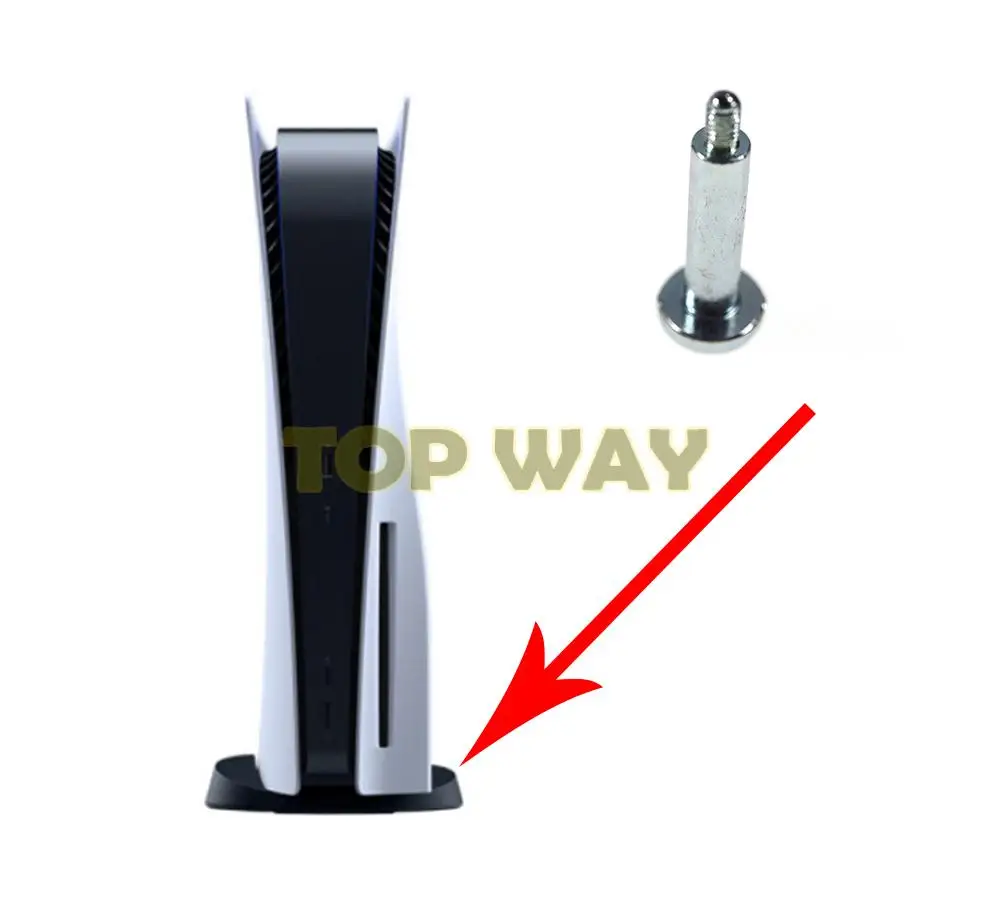 100 قطعة ل PS5 لعبة آلة طقم تصليح قوي لعبة وحدة التحكم قاعدة تثبيت مسامير منصة رأسية أسفل المسمار ل بلاي ستيشن 5 PS5