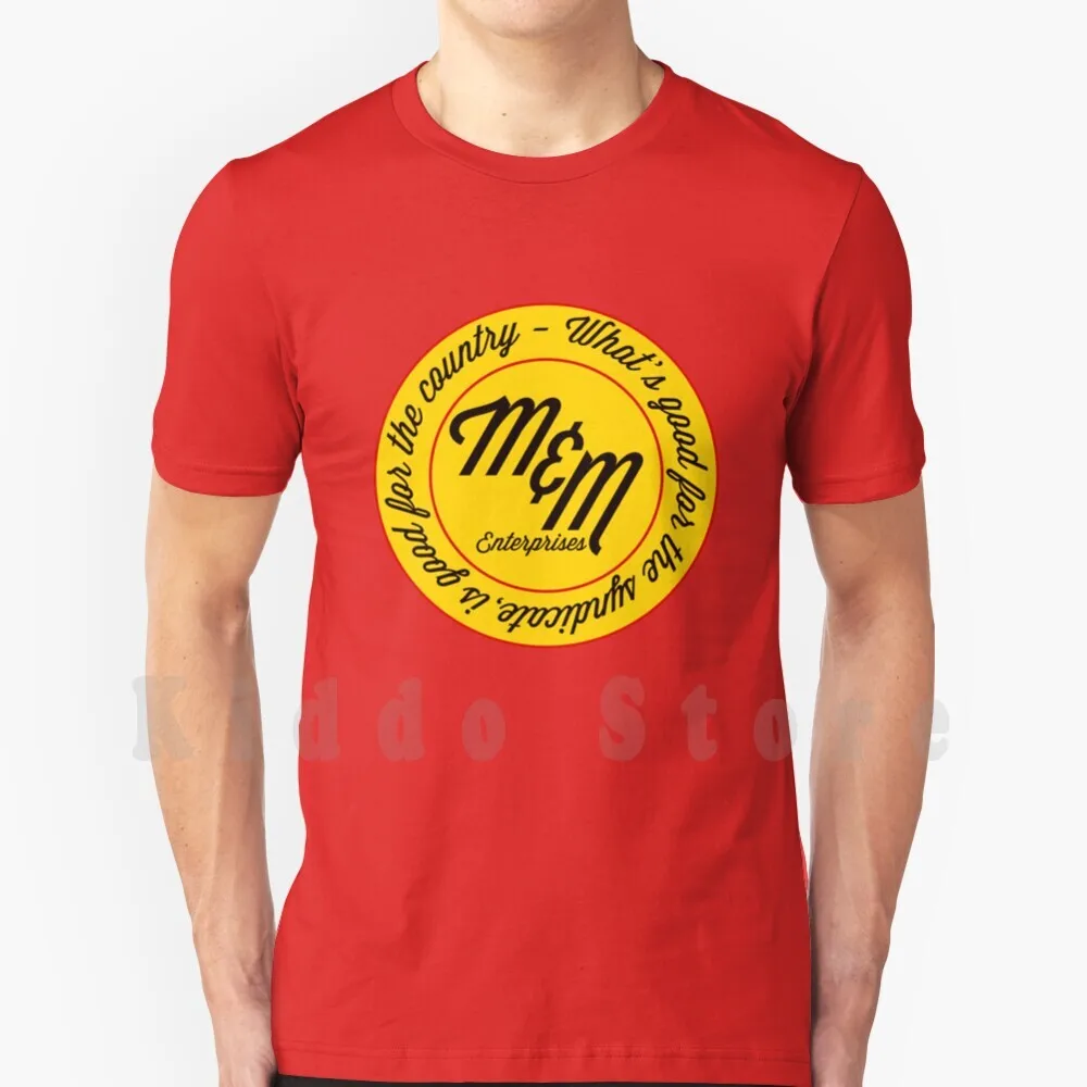 M&m Enterprises T Shirt Men Cotton Cotton S-6xl Catch 22 Joseph Heller Milo Minderbender M M M M Enterprises Syndicate Logo Red